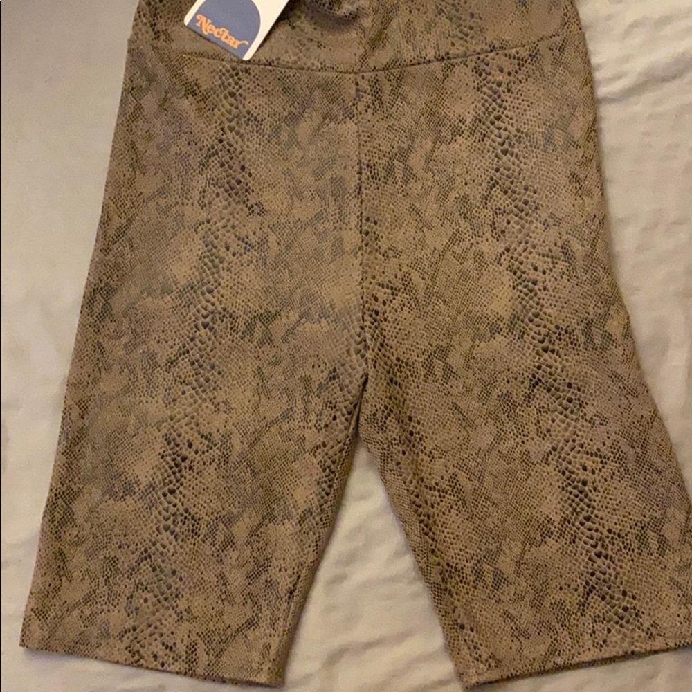 Snakeskin Cycle Shorts by Nectar